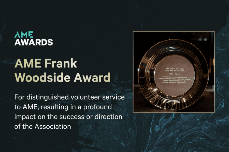 AME Frank Woodside Gold Pan Award