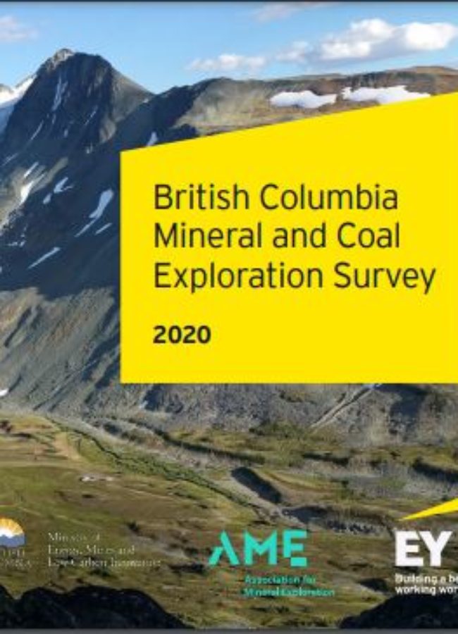 2020 BC Mineral and Coal Exploration Survey